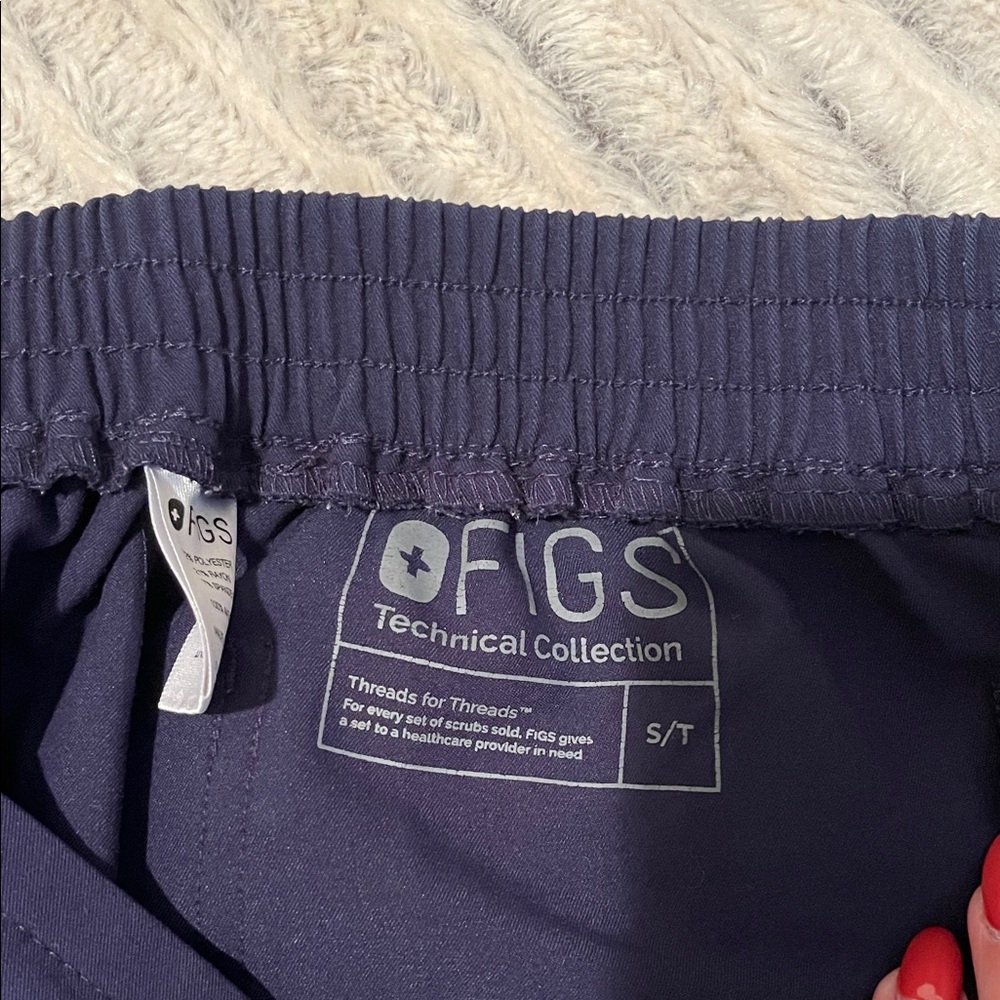 Figs Technical Collection Deep Blue Scrub Pants